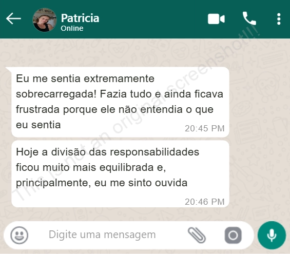 Depoimento de Patricia sobre o curso Viver a Dois